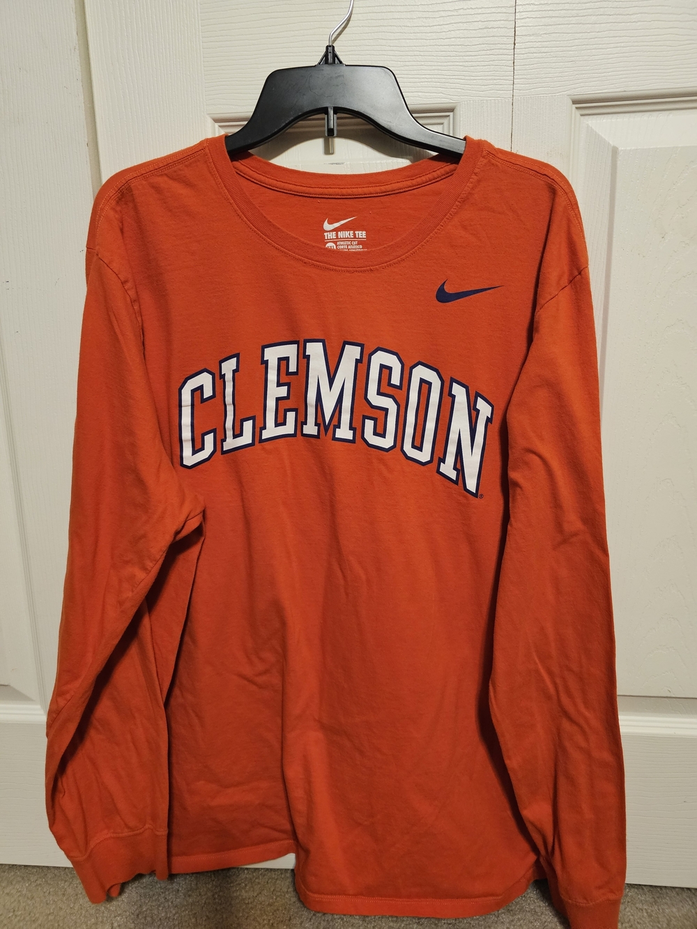 Nike Clemson Orange Long Sleeve Tee 3Xl